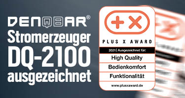 Unser DQ-2100 wurde mit dem Plus X Award ausgezeichnet!