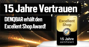 Wir sind ausgezeichnet: der Excellent Shop Award geht an DENQBAR