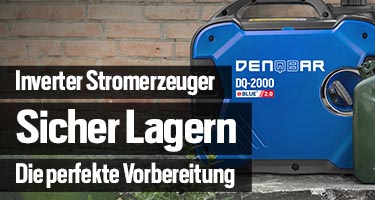 Generator unkompliziert und sicher lagern