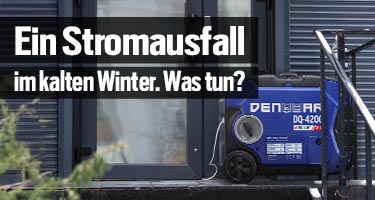 Was tun, wenn im Winter der Strom ausfällt?