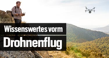 Über Feld und Wiesen: Das sollte man vorm Drohnenflug wissen