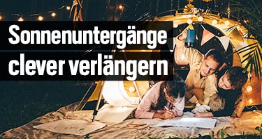 Sonnenuntergänge verlängern: Outdoor-Beleuchtung clever einsetzen