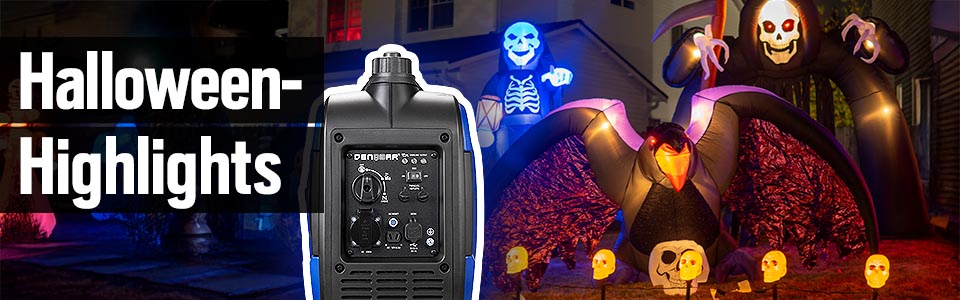 Halloween-Highlight: Strom für Gruselshows im Garten