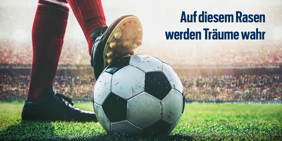 Fußballrasen zum verlieben