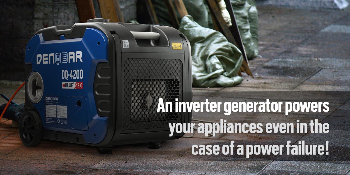 A DENQBAR inverter power generator bridges the power outage