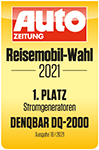 Auto Zeitung 1. Platz Reisemobilwahl 2021