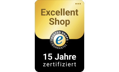 Trusted Shops Excellent Shop 15 Jahre