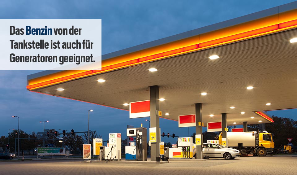 Benzin von der Tankstelle