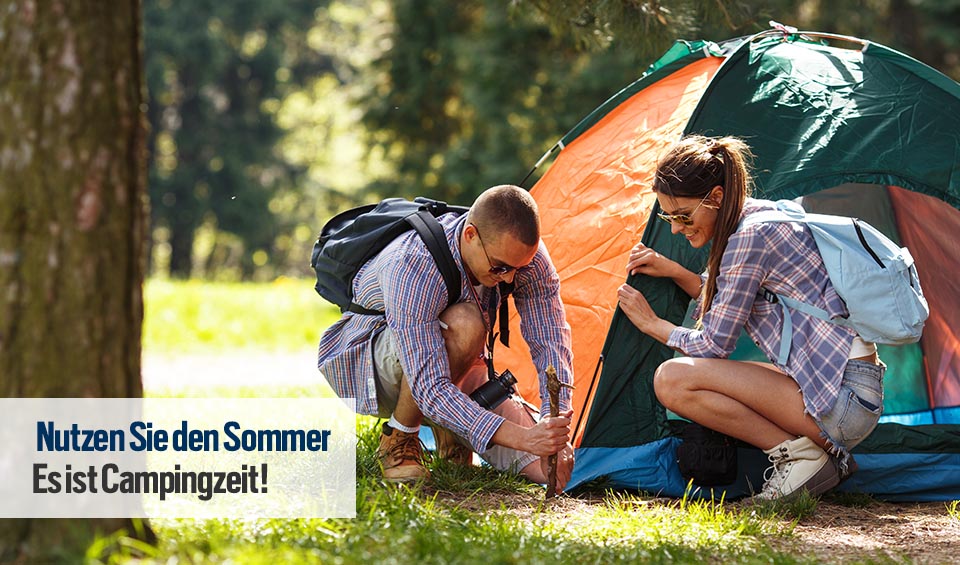 Camping zu zweit